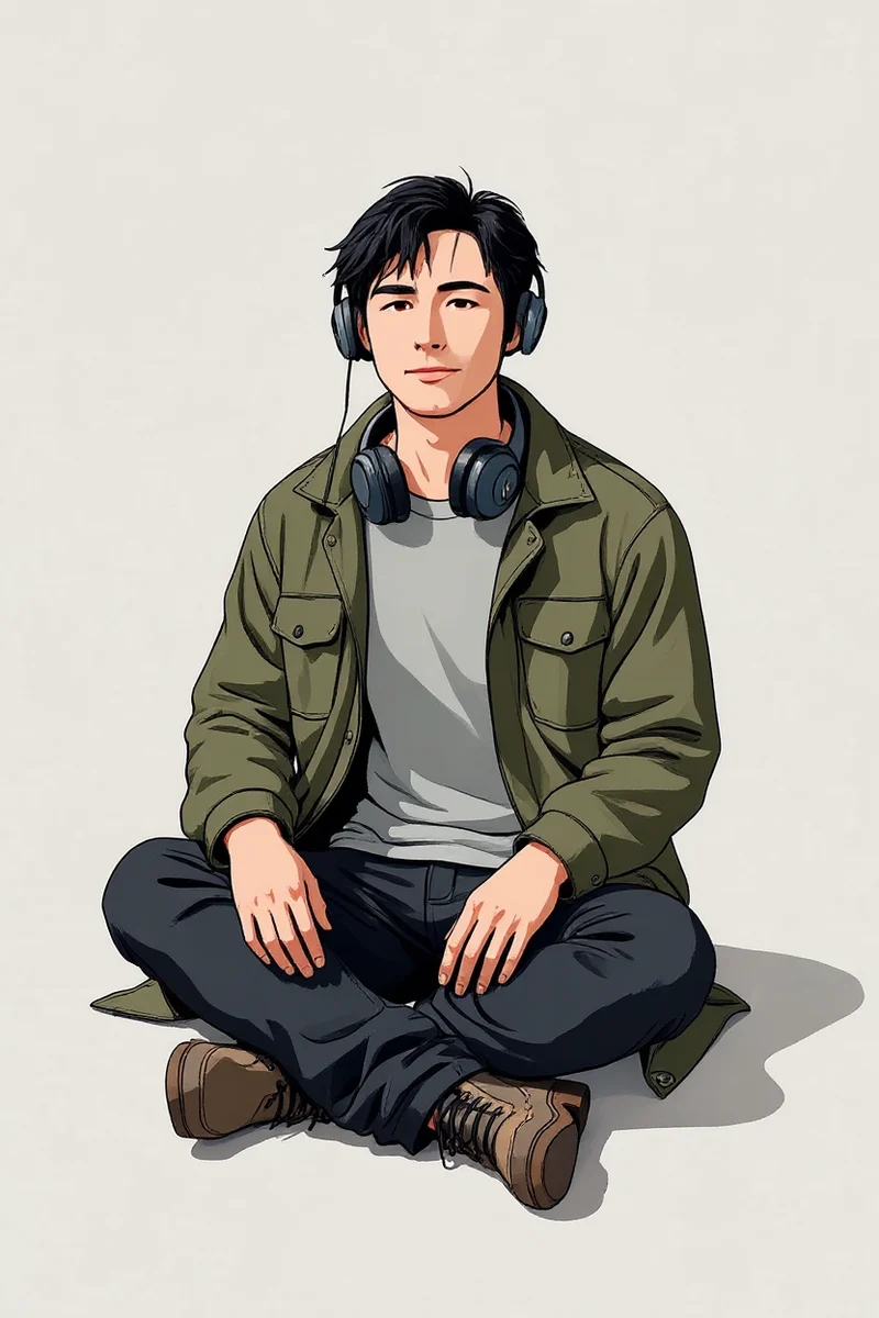 CH-02 録音する人のポーズ