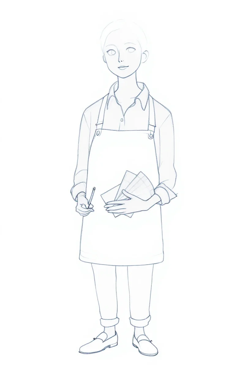 CH-03 作り手の線画
