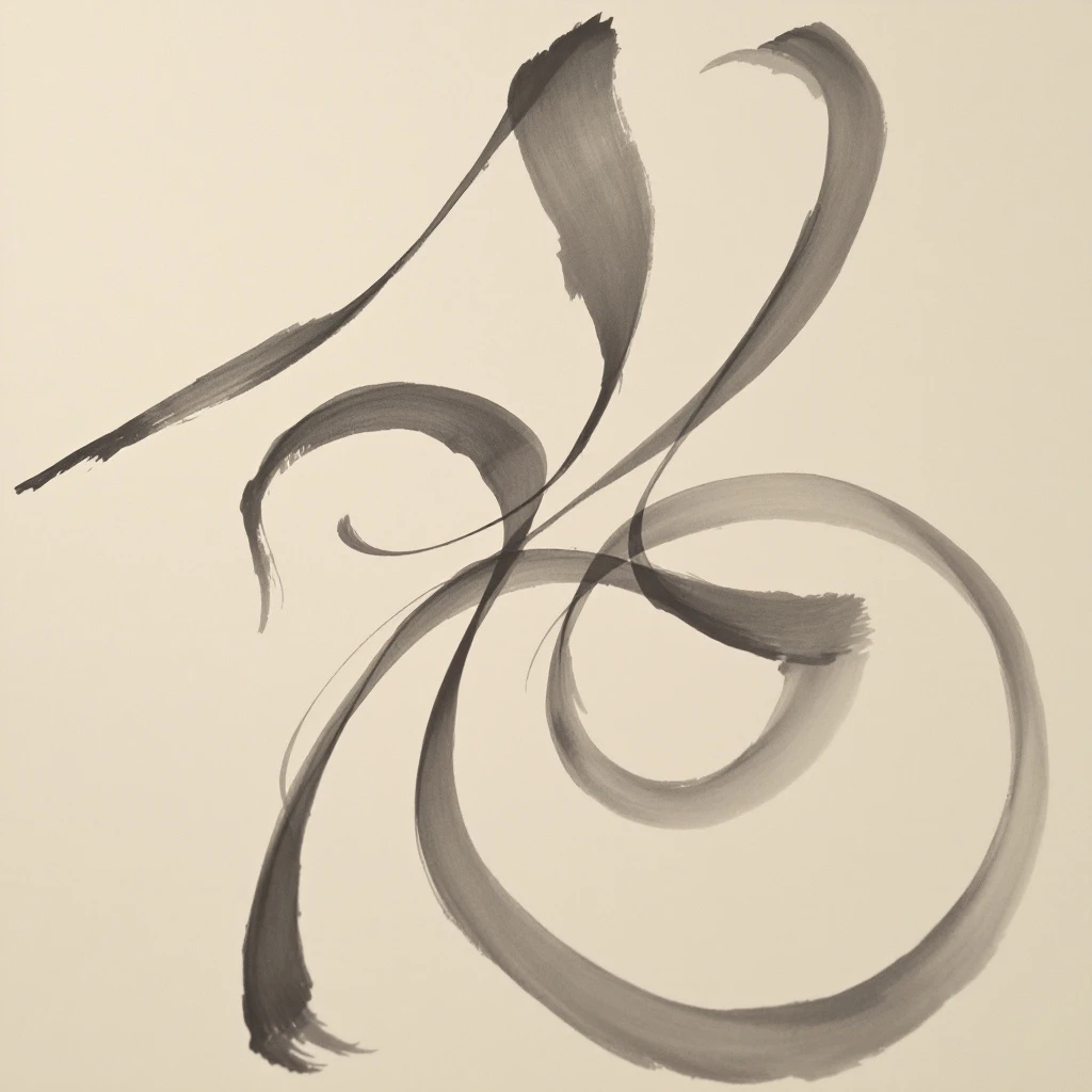 イスラム書芸の造形 の雰囲気を伝える絵 1