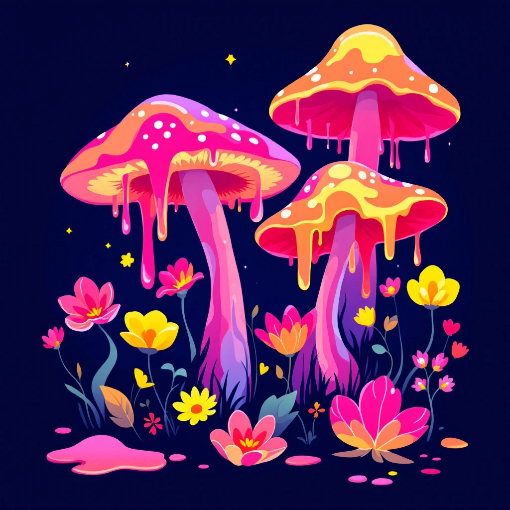 サイケデリック の雰囲気を伝える絵 5