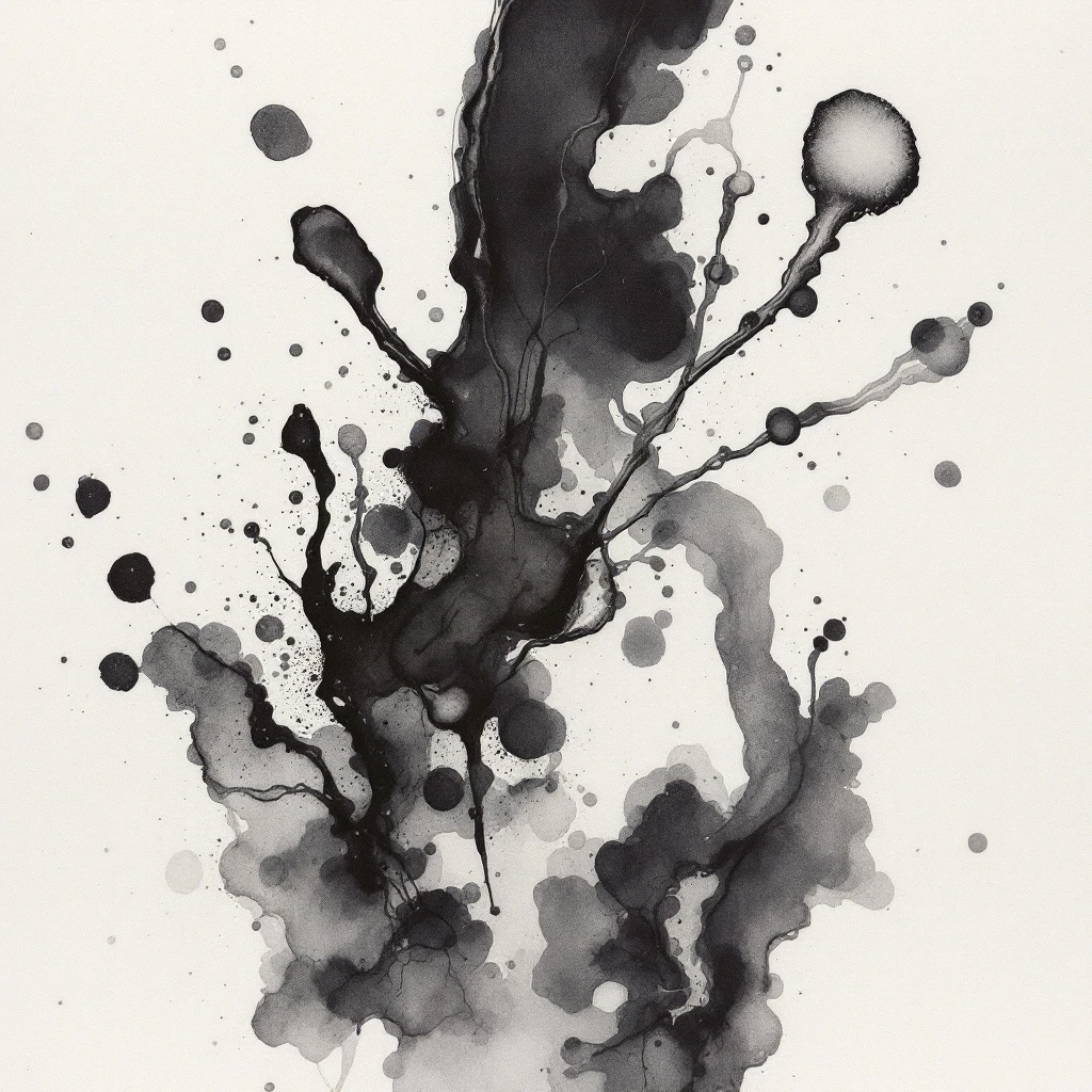 和紙・手漉き の雰囲気を伝える絵 2