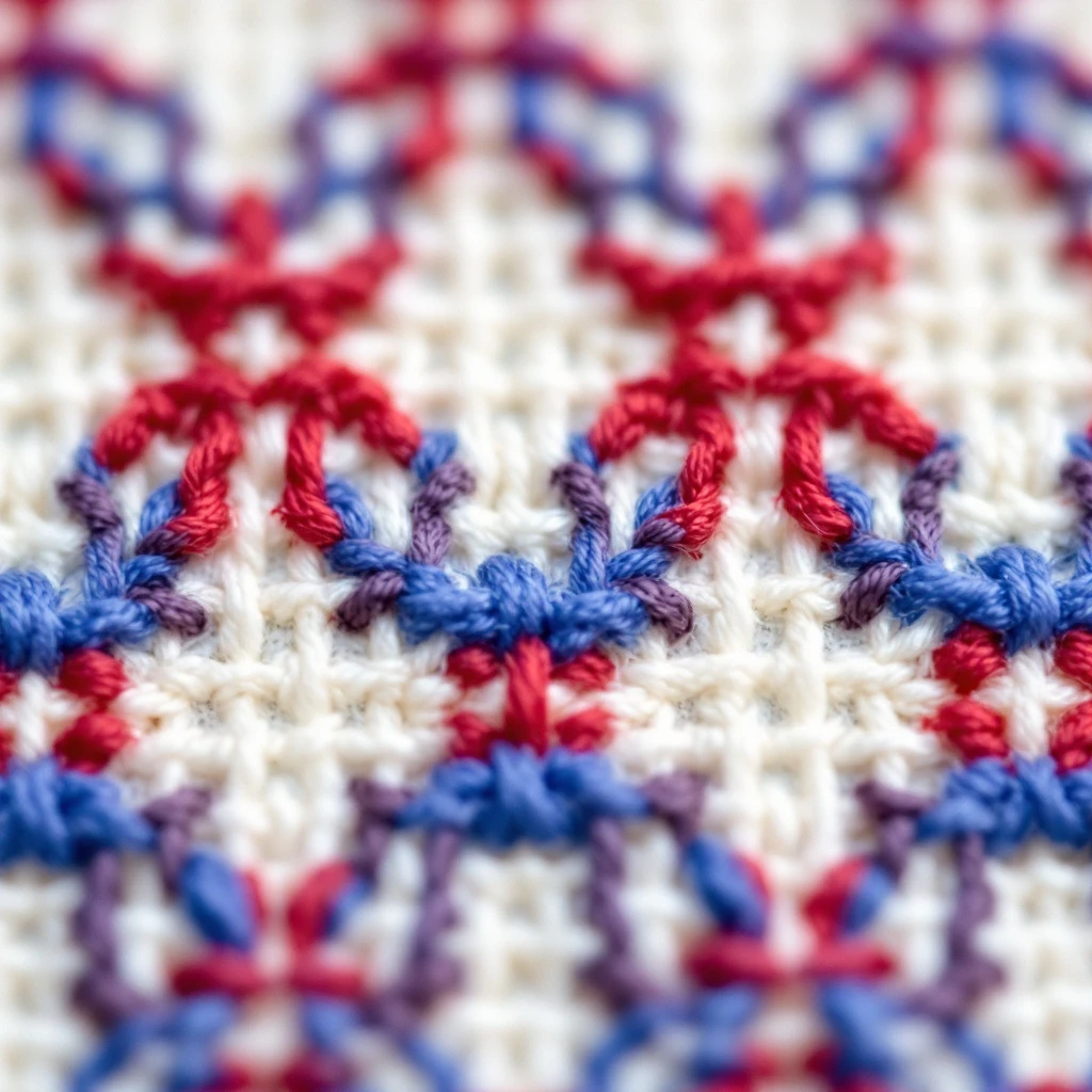 刺繍・織り の雰囲気を伝える絵 4