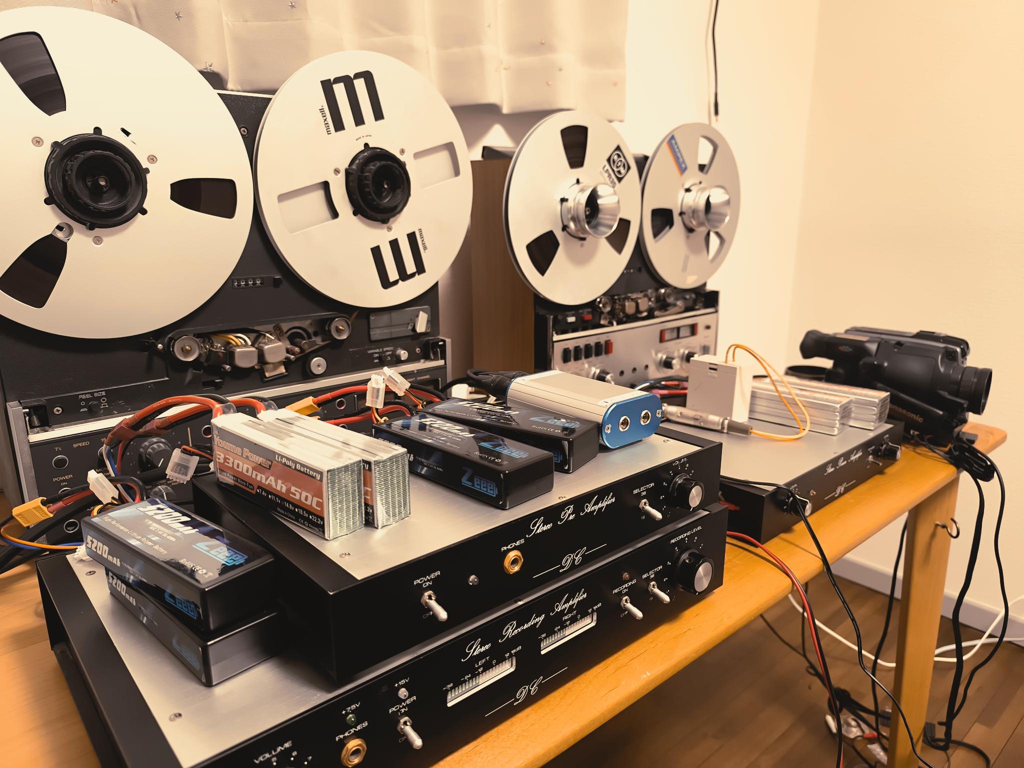 オーディオアカデミー：金田式DC録音やREVOX B77の修復イメージ
