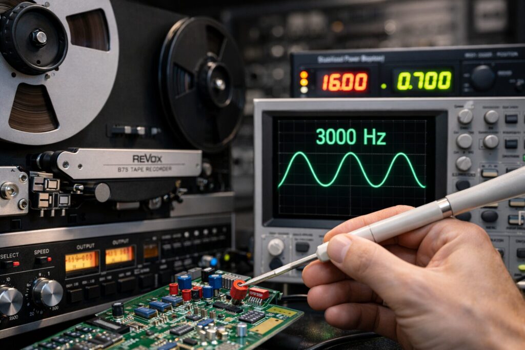 テープスピード＆ワウ・フラッター調整ガイド｜オシロスコープを用いた高精度キャリブレーション手法 Thumbnail